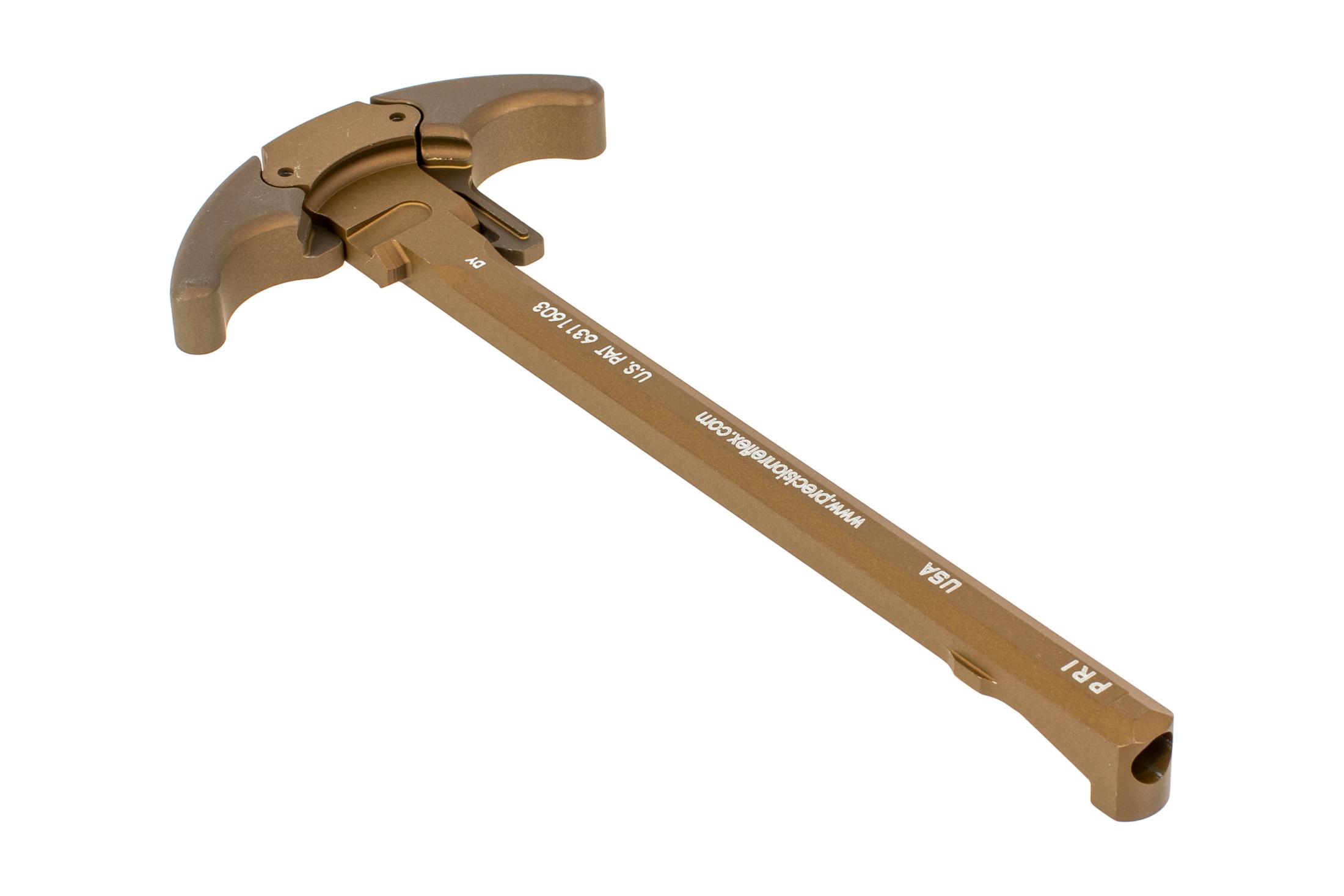 PRI Ambidextrous Gas Buster Charging Handle - Oversize Latch - FDE